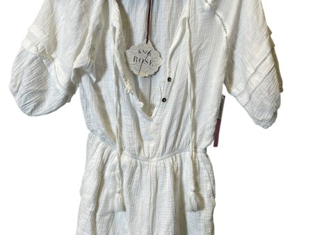 Romper By Knox Rose In White, Size: S Supply