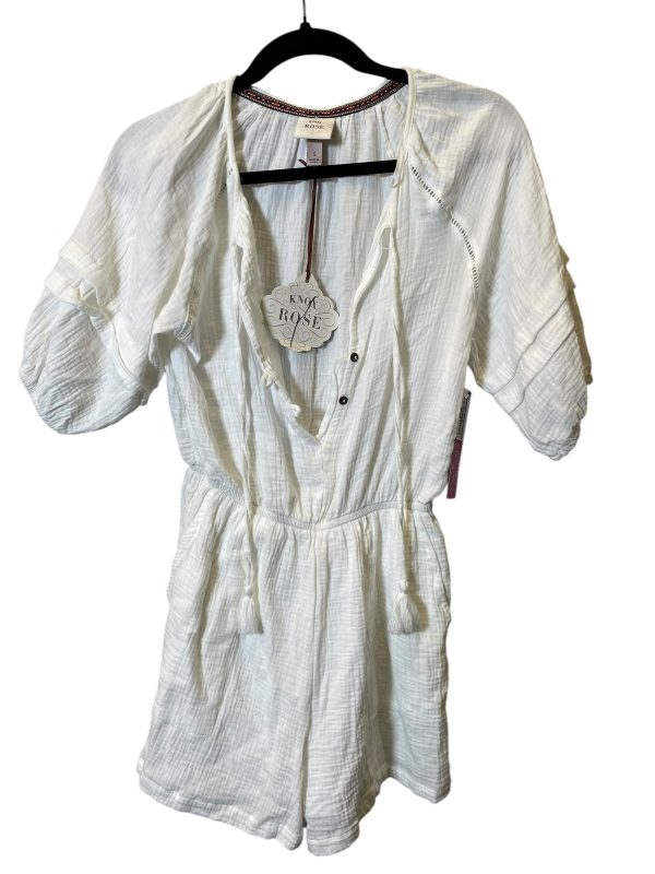 Romper By Knox Rose In White, Size: S Supply