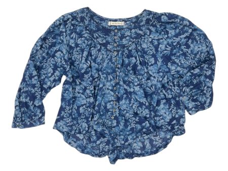 Top Ls By We The Free In Blue, Size:L For Sale