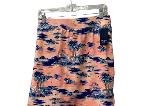 Athletic Skort By Crown And Ivy In Peach, Size:1X on Sale