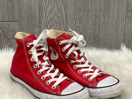 Shoes Sneakers By Converse In Red, Size: 9 Online now