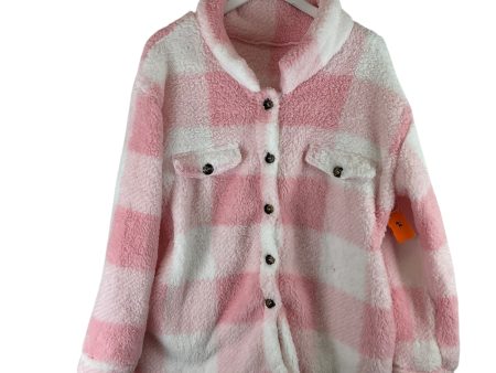 Jacket Faux Fur & Sherpa By Clothes Mentor In Pink, Size: L Online