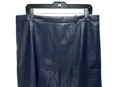 Faux Leather Skirt Mini By J. Crew In Navy, Size: 14 Hot on Sale