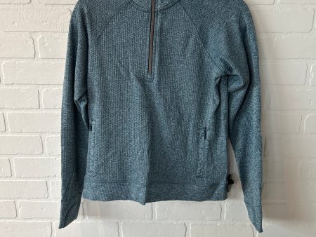 Athletic Top Long Sleeve Collar By Lululemon In Blue, Size: S on Sale