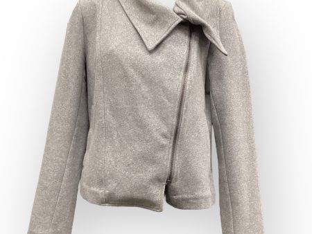 Jacket Fleece By Banana Republic In Grey, Size: M on Sale