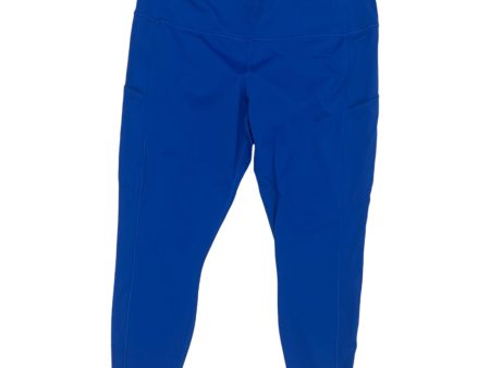 Athletic Capris By Lululemon In Blue, Size:2X Online Sale