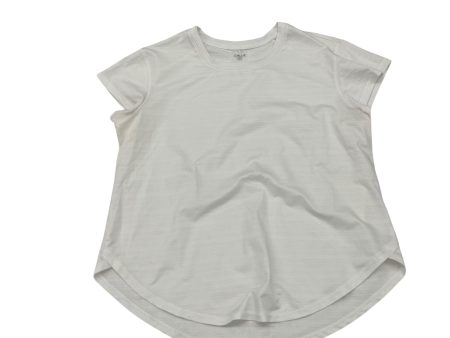 WHITE ATHLETIC TOP SS by CALIA Size:S For Cheap