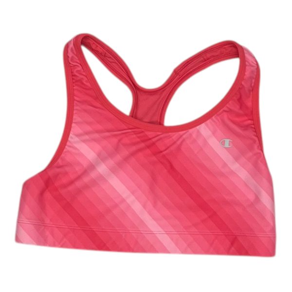 Athletic Bra By Champion In Pink, Size:L For Cheap