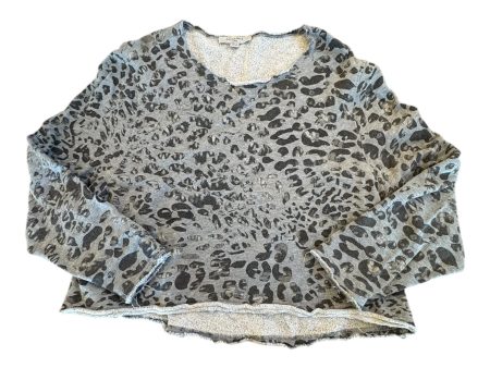 Sweatshirt Crewneck Designer By All Saints In Animal Print, Size: L Hot on Sale