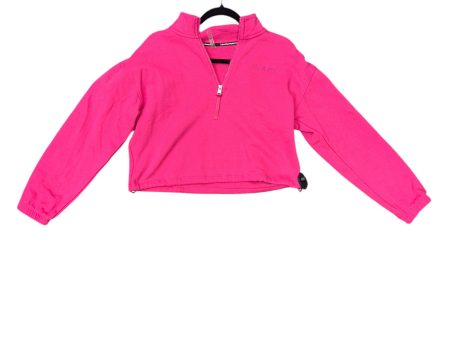 Athletic Sweatshirt Collar By Calvin Klein Performance In Pink, Size: M Cheap