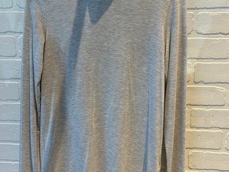 Top Long Sleeve Basic By Banana Republic In Grey, Size: S Supply