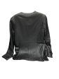 Jacket Leather By Pamela Mccoy In Black & White, Size: S For Cheap