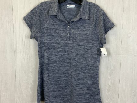 Athletic Top Short Sleeve By Columbia In Blue, Size: M Online Hot Sale