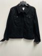 Jacket Denim By Dressbarn In Black Denim, Size: L For Sale