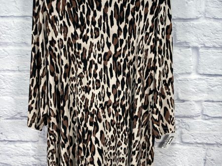 Tunic Long Sleeve By Chicos In Animal Print, Size: L For Sale