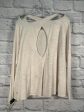 Athletic Top Long Sleeve Collar By Lululemon In Cream, Size: M Online