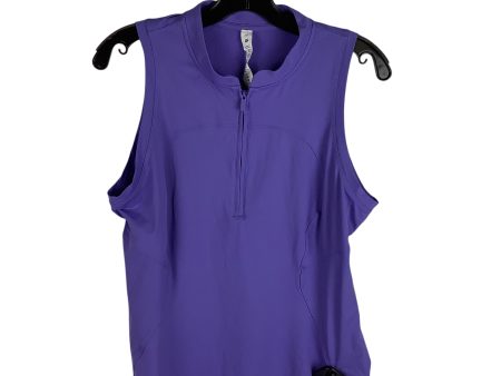 Athletic Tank Top By Lululemon In Purple, Size: 10 Sale