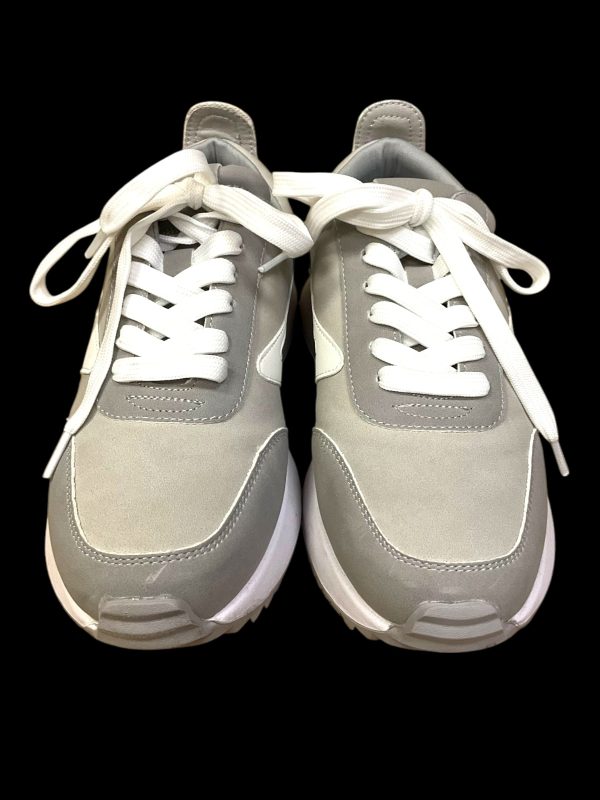 Shoes Sneakers By Dolce Vita In Grey & White, Size: 8 For Cheap