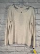 Athletic Top Long Sleeve Collar By Lululemon In Cream, Size: M Online