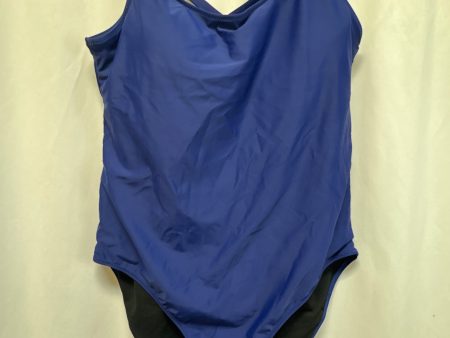 Swimsuit By Clothes Mentor In Blue, Size: 2x Cheap