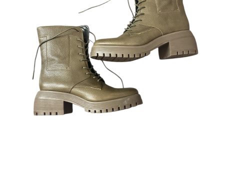 Boots Combat By Franco Sarto In Green, Size: 9 Hot on Sale