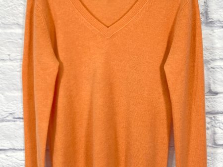 As is-Sweater Cashmere By Fenn Wright Manson In Orange, Size: L Online Sale