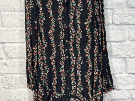 Tunic Long Sleeve By Free People In Black, Size: S Online Hot Sale