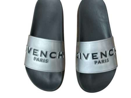 Sandals Luxury Designer By Givenchy In Silver Online