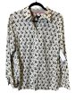 Blouse Long Sleeve By Talbots In Black & White, Size: S For Cheap