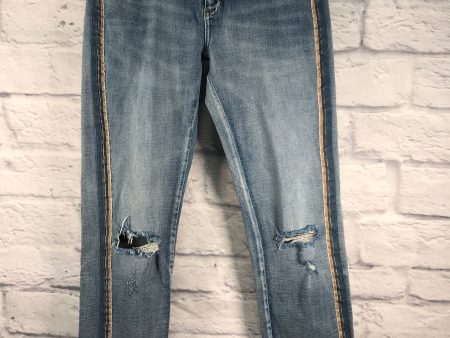 Blue Denim Jeans Boyfriend Pilcro, Size 2 Online