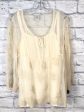 Cream Blouse Long Sleeve Soft Surroundings, Size Petite   Xs Supply