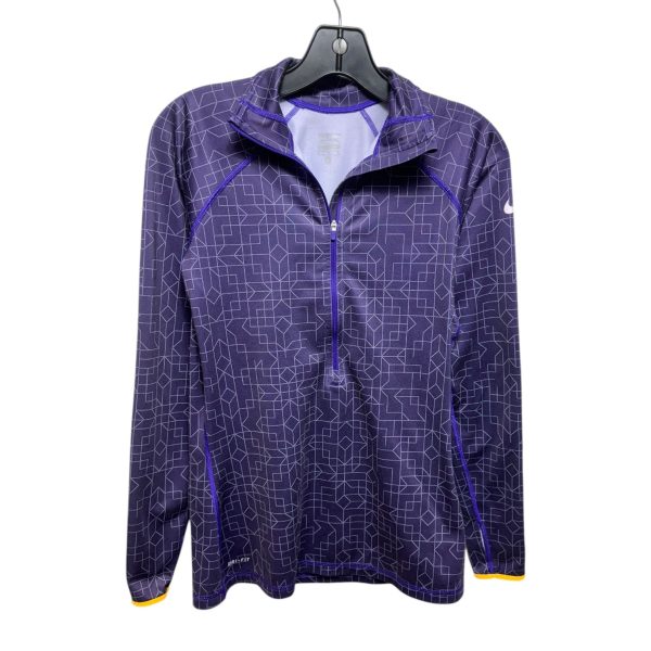 Athletic Top Long Sleeve Collar By Nike Apparel In Multi-colored, Size: M Online