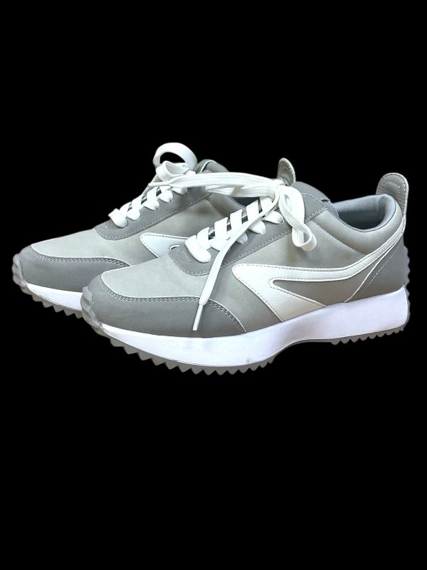 Shoes Sneakers By Dolce Vita In Grey & White, Size: 8 For Cheap