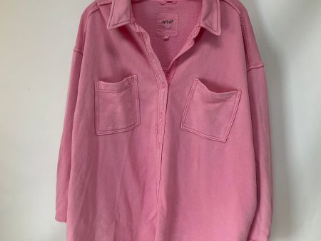 Jacket Shirt By Aerie In Pink, Size: Xl Supply