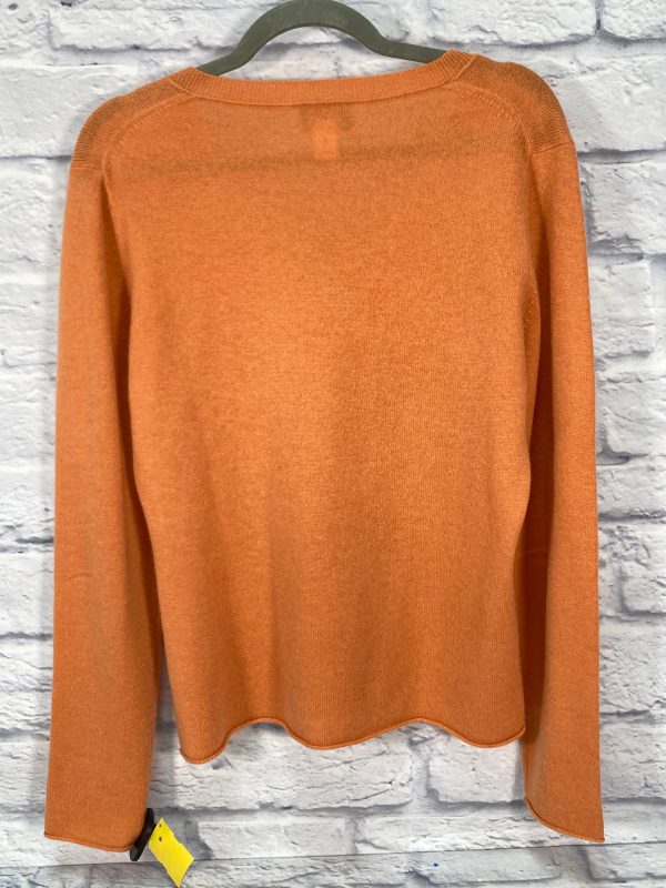 As is-Sweater Cashmere By Fenn Wright Manson In Orange, Size: L Online Sale